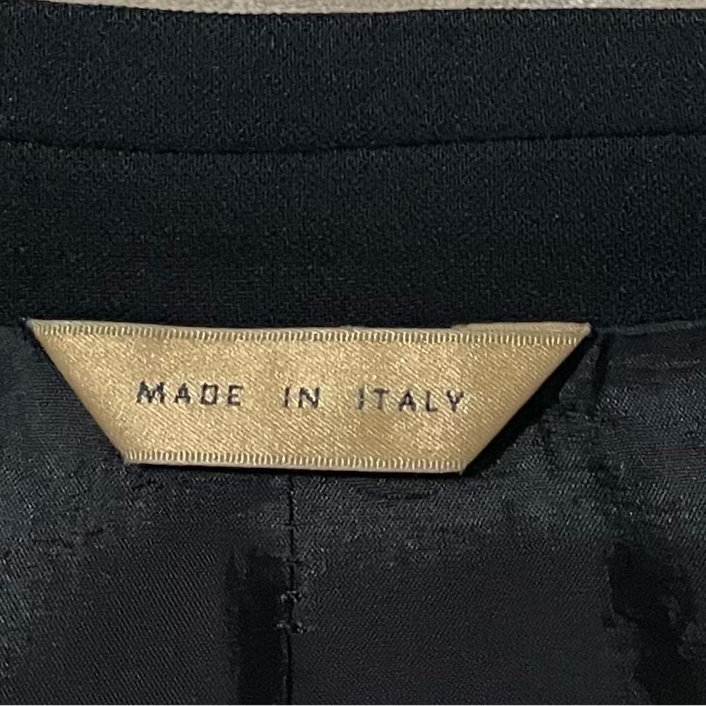 Donna Karan Men’s Wool Black Three Button Blazer Jacket Size:40 - Picture 9 of 11